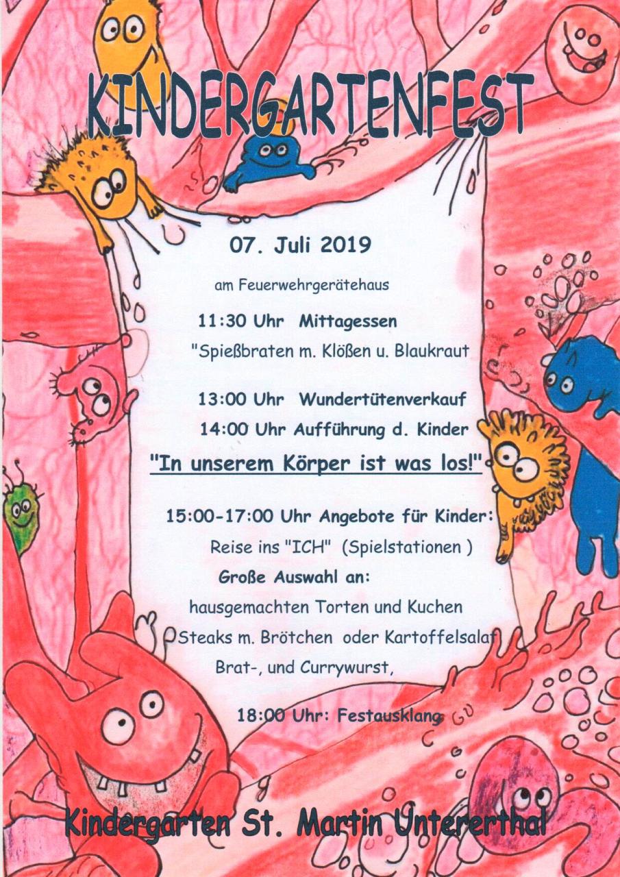 Plakat Sommerfest 2019
